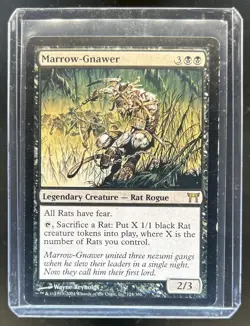 2004 Magic MTG Champions of Kamigawa Marrow-Gnawer #124 - Image 1