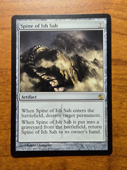 MTG Mirrodin Besieged - Spine of Ish Sah - MBS 136 - Regular LP - Image 1