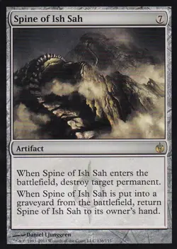 MTG Mirrodin Besieged - Spine of Ish Sah - MBS 136 - Regular LP - Image 2