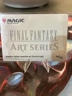 Kimahri, Valiant Guardian (Gold Signature) Art Series: Final Fantasy Regular - Image 2