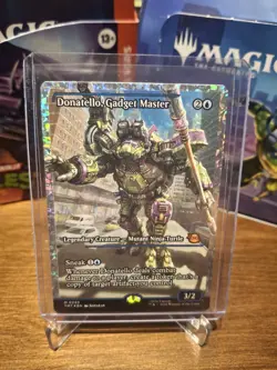 MTG TMNT Teenage Mutant Ninja Turtles Donatello, Gadget Master FRACTURE FOIL - Image 1