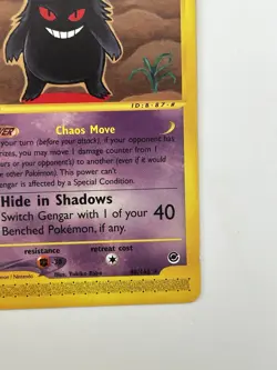 Pokemon TCG Gengar Expedition Base Set Rare 048/165 90 HP Stage 2 2002 Vintage - Image 5