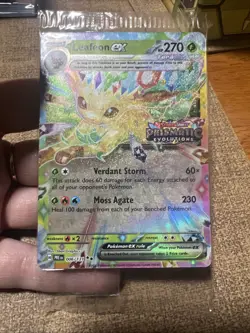 SEALED Leafeon EX 006/131 Prismatic Evolutions Stamped Promo Pokemon TCG - Image 1