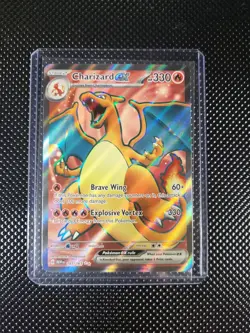 Pokemon Charizard EX Ultra Rare Sv: Scarlet & Violet 151 Card 183/165 NM - Image 1