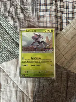 Pokemon TCG - Genesect SWSH264 Full Art Promo - Best Buy Exclusive - Sealed! - Image 1
