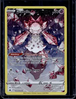 2023 Pokemon SWSH Crown Zenith Diancie Galarian Gallery #GG13/GG70 - Image 1