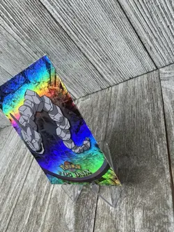 Onix Topps Blue Logo Rainbow Foil Pokemon TV Animation Edition Series 2 95 LP/MP - Image 3