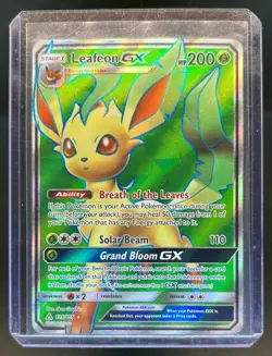 2018 Pokemon SM Ultra Prism Leafeon Full Art #139/156 - Image 1