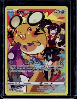 2022 Pokemon SWSH Brilliant Stars Dedenne Trainer Gallery Holo #TG07/TG30 - Image 1