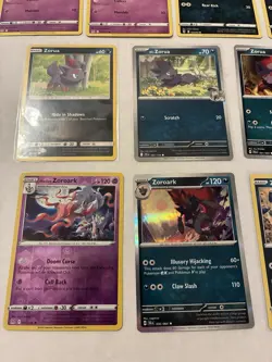 Lot Of 10 Zorua and Zoroark Pokemon Cards - Image 2