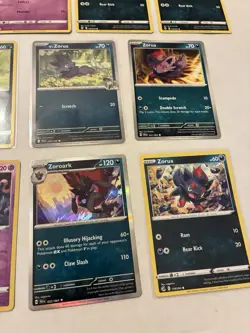 Lot Of 10 Zorua and Zoroark Pokemon Cards - Image 3