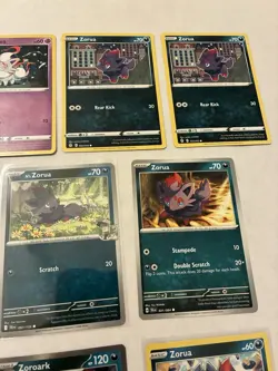 Lot Of 10 Zorua and Zoroark Pokemon Cards - Image 4