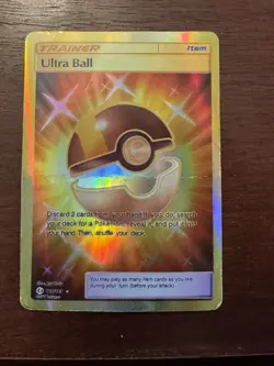 Pokemon Ultra Ball Gold Secret Rare 161/149 Crimson Invasion Trainer Card - MP - Image 1