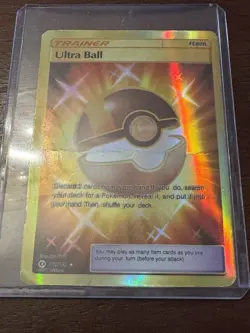 Pokemon Ultra Ball Gold Secret Rare 161/149 Crimson Invasion Trainer Card - MP - Image 2