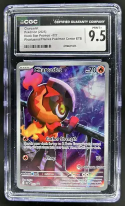 2025 Pokemon MEP Black Star Promos Charcadet #022 CGC 9.5 - Image 1