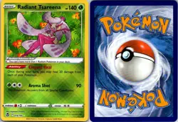 Radiant Tsareena 016/195 Radiant Rare Silver Tempest Pokemon NM - Image 3