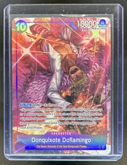 2026 One Piece Azure Sea's Seven Donquixote Doflamingo Super Rare #OP14-069 - Image 1