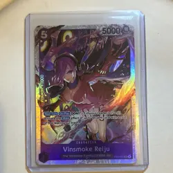 One Piece CCG Vinsmoke Reiju EB03-031 Heroines Edition Special Holo 5000 Power - Image 1