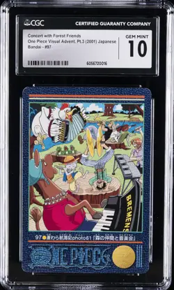 2001 ONE PIECE VISUAL ADVENTURE PT.3 #97 CONCERT WITH FOREST FRIENDS CGC 10 GM - Image 1