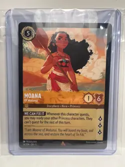 Lorcana The First Chapter - Disney - Moana 14/204 Rare NM - Image 3