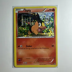 Tepig Holo 3/12 Pokemon Card 2011 - Image 1