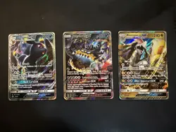 Nintendo Pokemon GX Holo Card Lot - Umbreon, Guzzlord, Kommo-o - Image 1