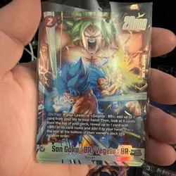 Son Goku : BR/Vegeta FB09-011 Alternate Art Dual Evolution Dragon Ball Card Engl - Image 1