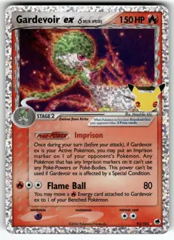 Gardevoir ex (Delta Species) 93/101 Celebrations NM Pokemon Card TCG - Image 1