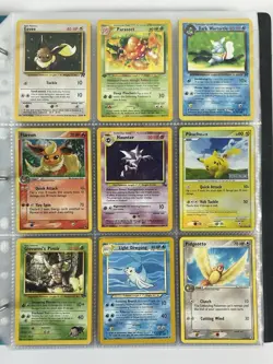 Pokemon Card Collection VTG Binder Holo Rare 1st E-Reader WoTC Haunter Pikachu - Image 1