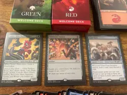 Mtg Lot: Promos, Lotr Cards, Two Complete Starter Decks [all Pictured] - Image 2