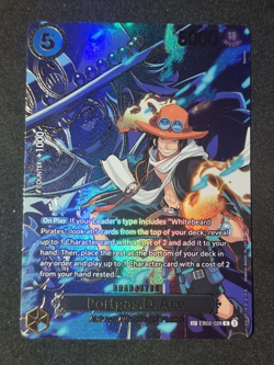 Portgas D Ace EB02-028 SP Gold OP13 Alt srt One Piece Card English PSA TCG BSG - Image 1