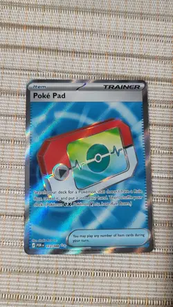Pokemon Poke Pad Trainer Item Holo Card POR 113/088 2026 - Image 1