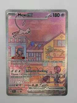 Pokemon TCG Mew ex Full Art Promo Holo 053 Scarlet & Violet Promo Cards - Image 4
