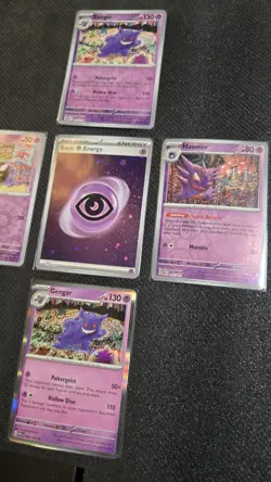 Gengar, Gastly, Haunter Scarlet & Violet 151 Reverse Holo Card 94/165 Lot Of 5🔥 - Image 3