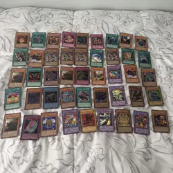65 Cards Yu-Gi-Oh Card Lot Holos, Limited Edition, 1st Edition Dark Magician - Image 1