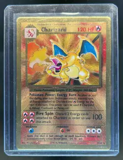 2021 Pokemon Celebrations Charizard Metal Card Ultra Premium Collection #4/102 - Image 1