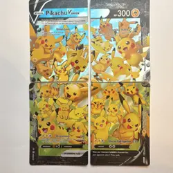Pokemon Pikachu V-Union Sword & Shield Holo 4-Card Set English Nintendo - Image 1
