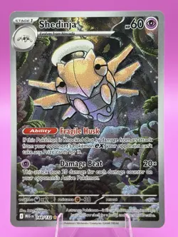 Pokemon TCG Shedinja Card 144/132 Mega Evolution NM Condition - Image 1