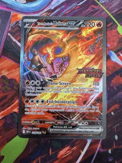Team Rocket's Moltres ex - (Destined Rivals Stamp) 229/182 Miscellaneous Cards & - Image 1