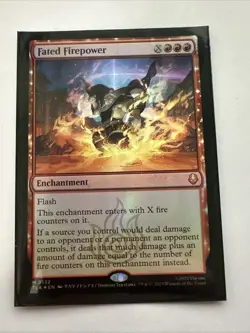 Fated Firepower Avatar: The Last Airbender Foil - Image 1