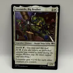 Lot of 5 MTG TMNT Ninja Turtles Leonardo Raphael Michaelangelo Donatello Jennika - Image 2