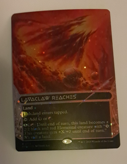 Lavaclaw Reaches Galaxy Foil NM Magic the Gathering Edge of Eternities MTG EoE - Image 1