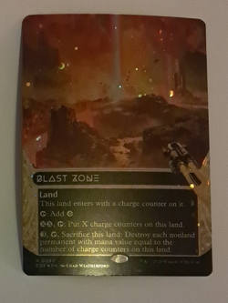 Blast Zone Galaxy Foil NM Magic the Gathering Edge of Eternities MTG EoE - Image 1