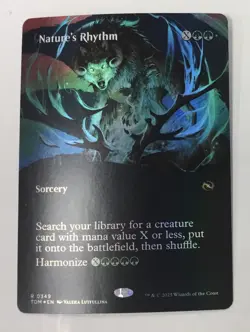 Nature's Rhythm (Borderless) Tarkir: Dragonstorm Foil - Image 1