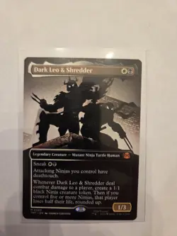 Dark Leo & Shredder (Borderless) Teenage Mutant Ninja Turtles Regular - Image 1