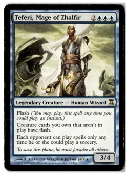MTG Teferi, Mage of Zhalfir - Time Spiral Heavily Played English - Image 1