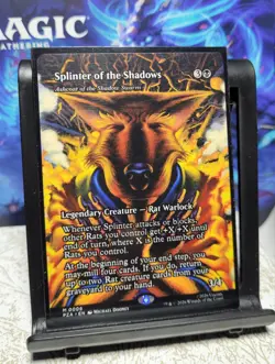 MTG Teenage Mutant Ninja Turtles Splinter of the Shadows, NM, Borderless Regular - Image 1