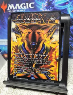 MTG Teenage Mutant Ninja Turtles Splinter of the Shadows, NM, Borderless Regular - Image 2