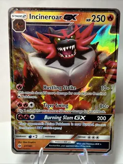 Incineroar GX 27/149 Pokemon Sun and Moon Base Set - Image 1