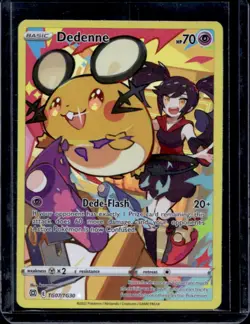 2022 Pokemon SWSH Brilliant Stars Dedenne Trainer Gallery Holo #TG07/TG30 - Image 1